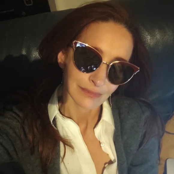 Prada | Accessories | New Prada Rose Goldburgundy Cateye  display picture 1